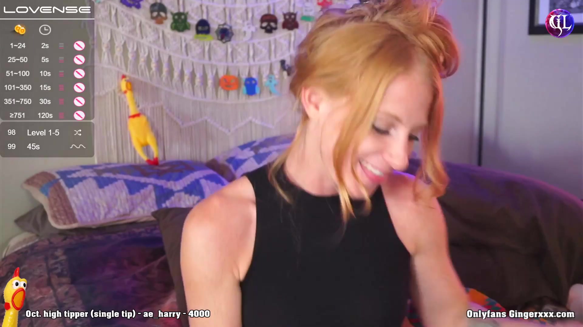 Ginger_Little squirts with dildo - 2020-10-18